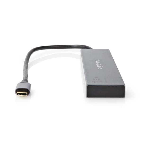 Nedis USB-hubb | 1x USB-C™ 3.2 Gen 2 Male | USB-C™ 3.2 Gen 2 Female with PD 3.0 / 3x USB-C™ 3.2 Gen 2 Female | 4-Port port(s) | USB 3.2 Gen 2 | USB st