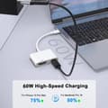 Pikkukuva 6 / 9: USB-C HDMI:ksi + USB-C korkean resoluution sovitin