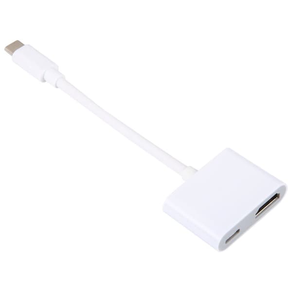 USB-C HDMI:ksi + USB-C korkean resoluution sovitin