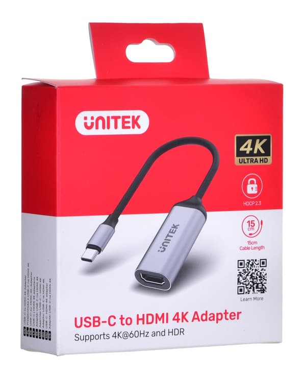 Kabeladapter Unitek (V1420A) USB-C - HDMI 2.0 4K 60Hz
