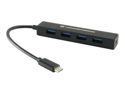 Conceptronic CTC4USB3 - Hubb - 4 x SuperSpeed USB 3.0 - skrivbordsmodell