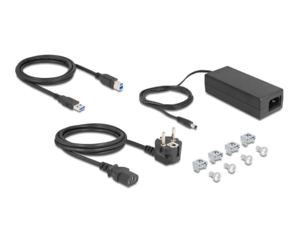DeLOCK 64240, USB 3.2 Gen 2(3.1 Gen 2) Type-B, USB 3.2 Gen 2 (3.1 Gen 2) Type-A, 10000 Mbit/s, Svart, AC, 100 - 240 V