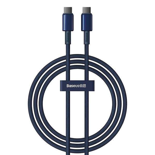 USB-C-kabel 100W 1m - Blå
