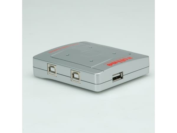 ROLINE 14.01.2338, USB 2.0, USB Typ B, 480 Mbit/s, Grå, Plast, 73 mm