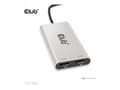 Miniatyrbilde 4 av 5: Club 3D - Video adapter - 24 pin USB-C (hann) til DisplayPort (hunn) - Thunderbolt 3 / DisplayPort 1.4 - 23.5 cm - 8K 60Hz støtte