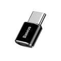 Miniatyrbild 1 av 8: Baseus Mini Micro-USB till USB-C Adapter - Svart