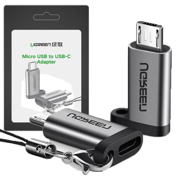 Ugreen USB Type C - mikro USB-adapter grå (50590)