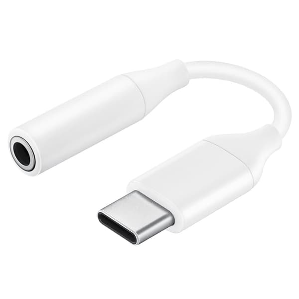Samsung hodetelefonadapter 3,5 mm minikontakt (hun) - USB Type C (hann) hvit (EE-UC10JUWEGWW)