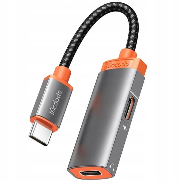 MCDODO ADAPTER 2X USB-C ADAPTERKABEL USB TYPE C FOR SAMSUNG APPLE XIAOMI DAC