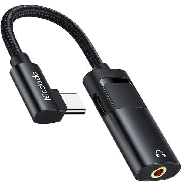 MCDODO ADAPTER USB-C MINIJACK 3,5MM AUX KABELADAPTER FOR SAMSUNG APPLE DAC