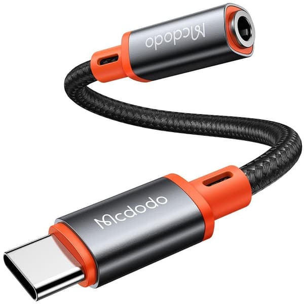MCDODO ADAPTER USB-C MINIJACK 3,5MM AUX KABELADAPTER FOR SAMSUNG APPLE DAC