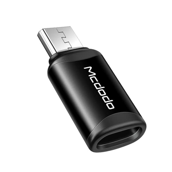 Mcdodo phoneUSB-C adapteri Micro USB-sovittimeen, svart