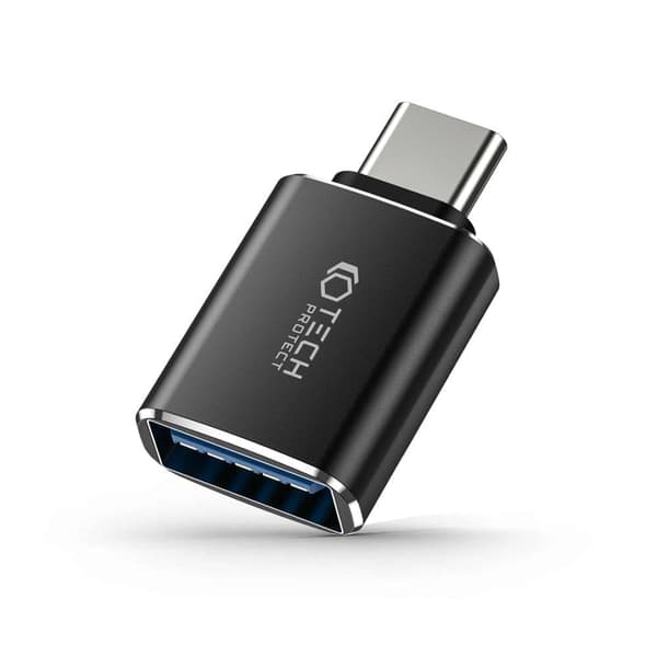 TECH-PROTECT ULTRABOOST ADAPTER TYPE-C -USB OTG SVART
