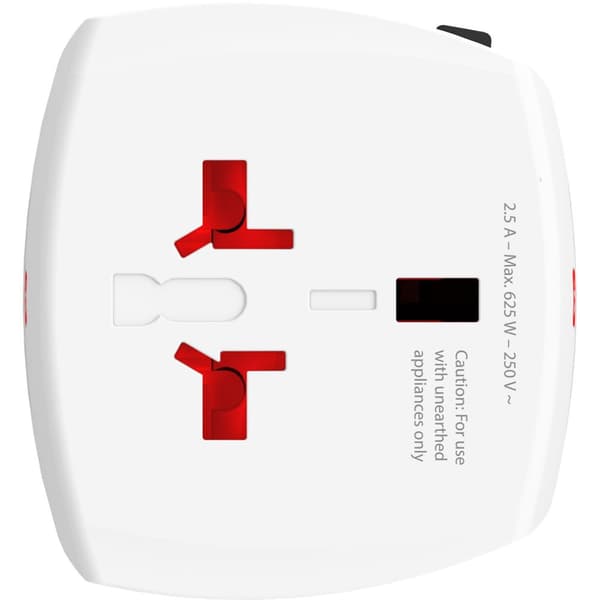 World travel adapter MUV Micro Ungrounded
