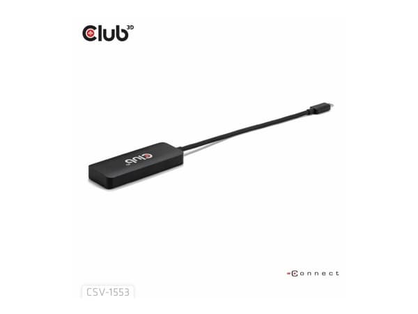 Club 3D CSV-1553 - Dockningsstation - USB-C / Thunderbolt 4 - 3 x DP++