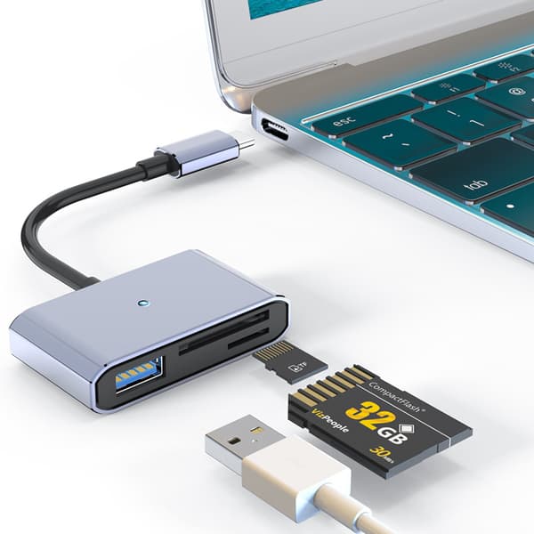 INF TC til USB + SD/TF Adapterkabel 0