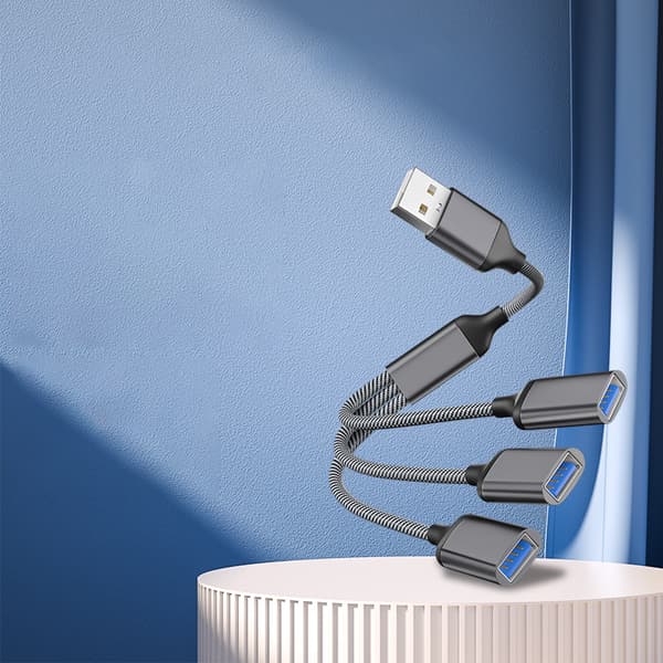 INF USB-3-porttinen USB Splitter -sovitin 0