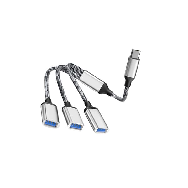 INF Typ-C till 3-portars USB-hubb splitteradapter 0