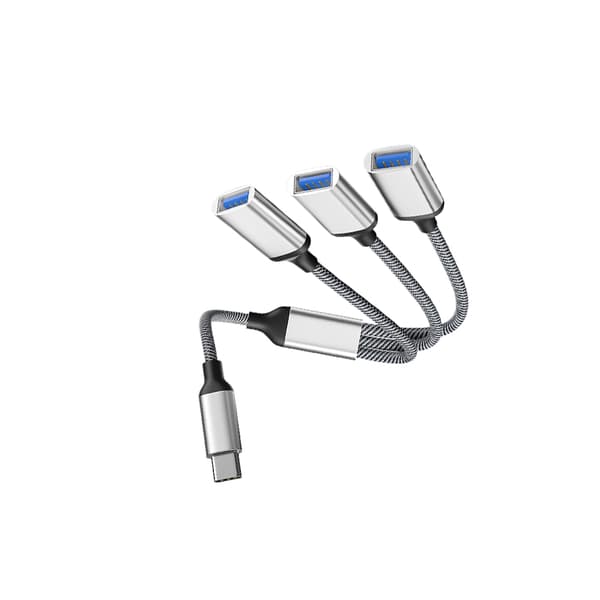 INF Typ-C till 3-portars USB-hubb splitteradapter 0