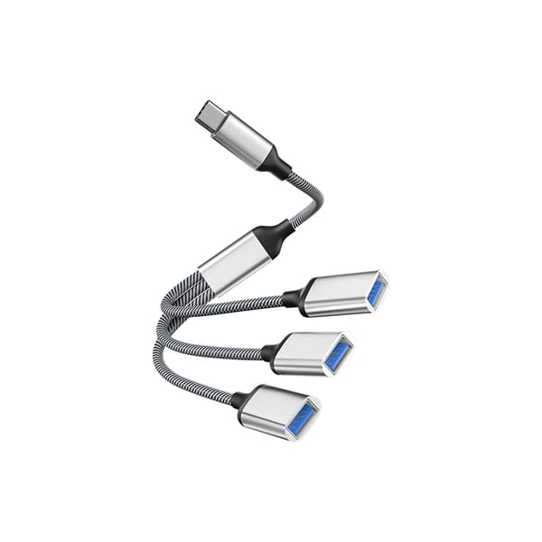 INF Typ-C till 3-portars USB-hubb splitteradapter 0