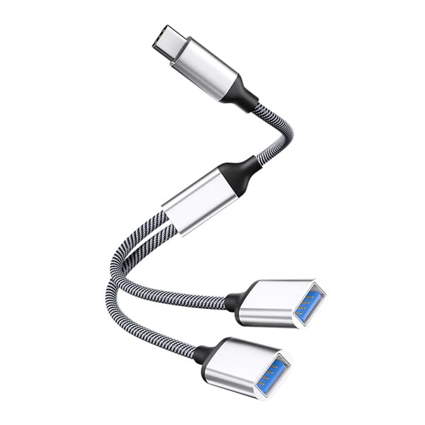 INF Type-C til Dual USB 2.0-adapter