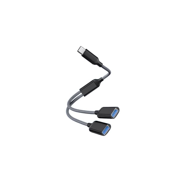 INF Type-C til Dual USB 2.0-adapter
