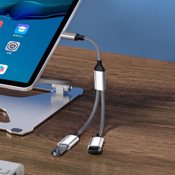 INF Type-C til Dual USB 2.0-adapter