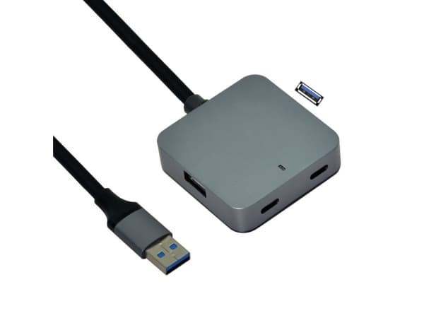 Value 12.99.1124, USB 3.2 Gen 1 (3.1 Gen 1) Type-A, USB 3.2 Gen 1 (3.1 Gen 1) Type-A, USB 3.2 Gen 1 (3.1 Gen 1) Type-C, Svart, 5 m, 52 mm, 52 mm