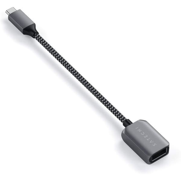 USB-C-adapter - Satechi - USB A 3.0 - Svart - Flätad - SuperSpeed 5 Gbps