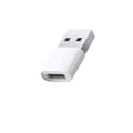 Miniatyrbild 4 av 4: INF 2-pack USB C till A-adapter (ABS-plast) för snabb laddning och dataöverföring