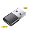 Miniatyrbillede 2 af 4: 2-pak Type C til USB-adapter (Minimalistisk design) 0