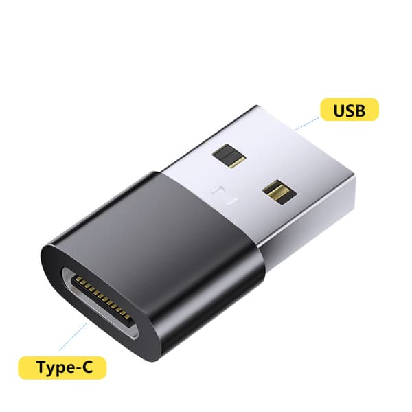 2-pak Type C til USB-adapter (Minimalistisk design) 0