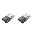Miniatyrbillede 1 af 4: 2-pak Type C til USB-adapter (Minimalistisk design) 0