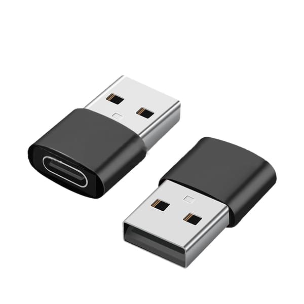 INF 2-pack USB-C til USB-adapter til dataoverførsel og opladning 0