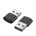 Miniatyrbillede 1 af 2: INF 2-pack USB-C til USB-adapter til dataoverførsel og opladning 0