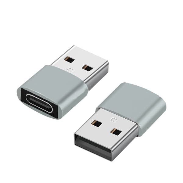 INF 2-pack USB-C til USB-adapter til dataoverførsel og opladning 0