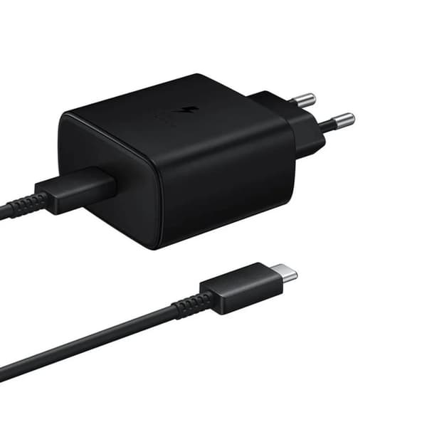 Samsung hurtigoplader EP-T4511 med 5A USB-C-kabel Sort