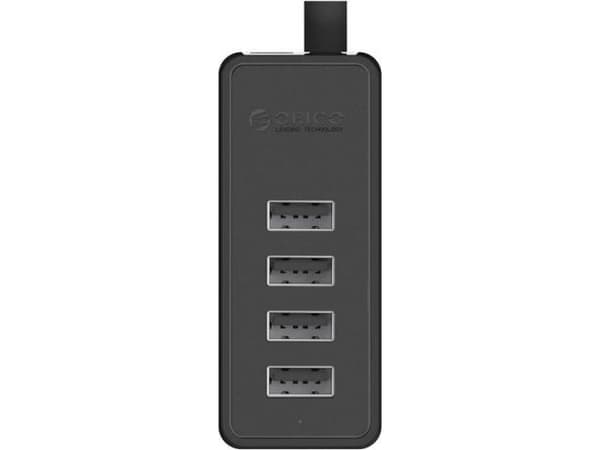 Orico USB HUB Orico W5P-100 USB till 4x USB 2.0-adapter (svart)