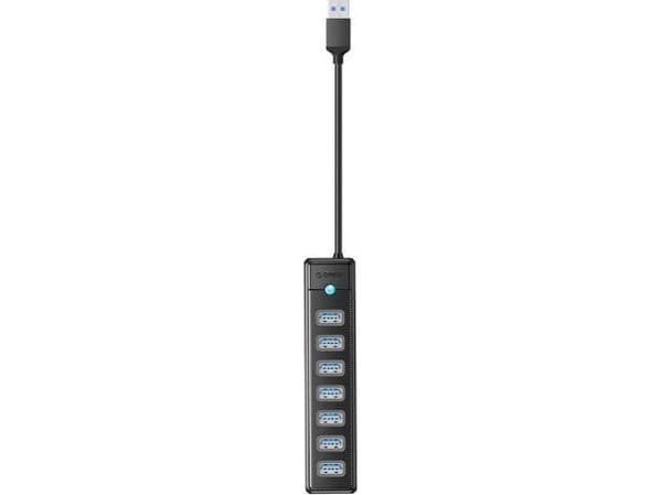 Orico USB-hubb Orico PW7U USB till 7x USB 3.0-adapter (svart)