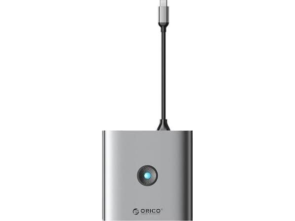 HUB USB Orico Adapter Hub 8w1 Orico, HDMI 4K + 3x USB-A 3.0, USB-C, 100W PD + SD/TF