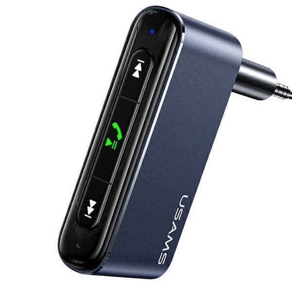 USAMS Bluetooth 5.0 -äänisovitin - 3,5 mm jakki harmaa/harmaa SJ519JSQ01 (US-SJ519)