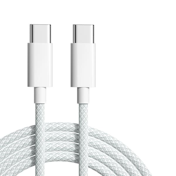 2-Pack USB-C-kabel 1 meter - Hurtiglading av dataoverføring