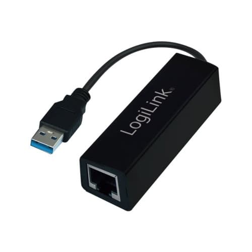 LogiLink USB 3.0 to Gigabit Adapter - nätverksadapter - USB 3.0 Svart