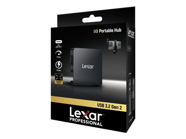 I/O HUB PROFESSIONAL GO/PORTABLE LPASL400-RNBNG LEXAR
