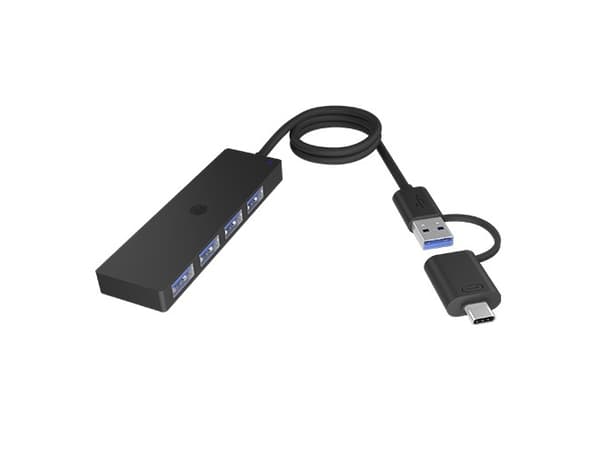 ICY BOX - Hubb x USB 3.2 Gen 1 - skrivbordsmodell