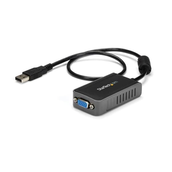 Extern USB-videoadapter... Svart