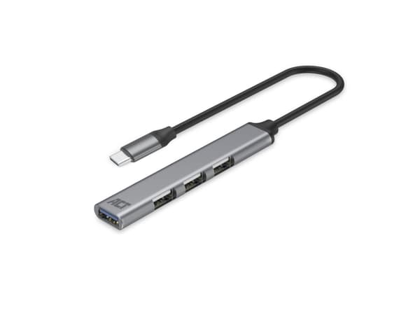 ACT USB-C hub, 3x USB-A 2.0 and 1x USB-A 3.0 (AC6425)