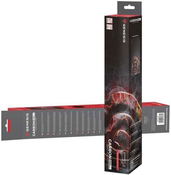 Andra Genesis USB-enheter | Tyg, gummi | Musen vadderar | Carbon 500 MAXI LAVA G2 Edition | mm | Flerfärgad