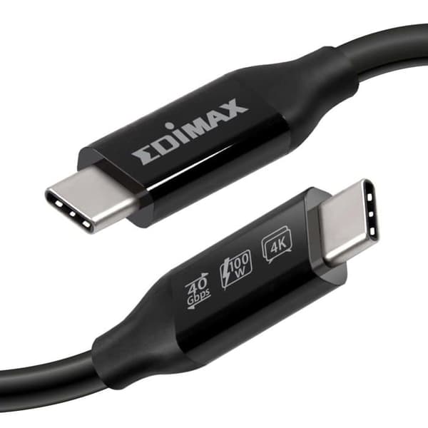 Annan USB-kringutrustning Edimax - UC4-030TP - USB4/Thunderbolt3-kabel, 40G, 3 meter, Typ C till Typ C