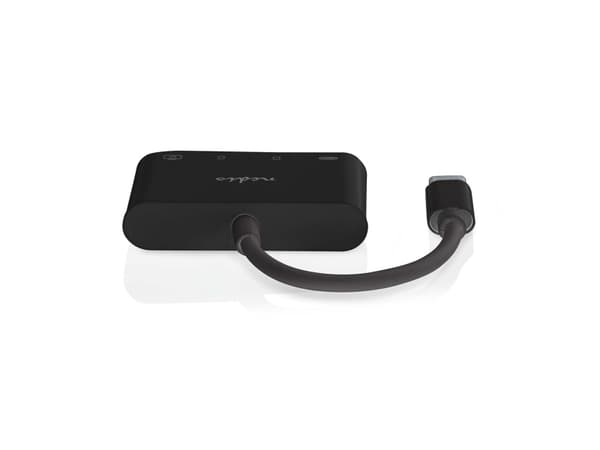 Nedis USB HUB Nedis CCGB64780BK01 USB 2.0 Typ-C-hubbar och hubbar Svart